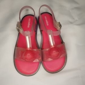 Mini Melissa lollipop sandals  EUC SIZE 11